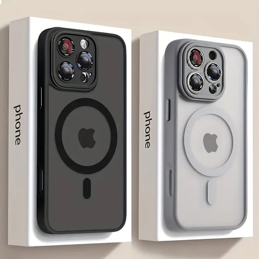 Husă iPhone MagSafe Cu Protecție Lentile – Design Mat, Ultra Rezistentă