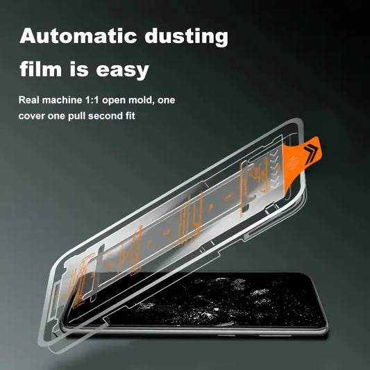 Folie de sticlă securizată pentru Iphone Auto-aliniere