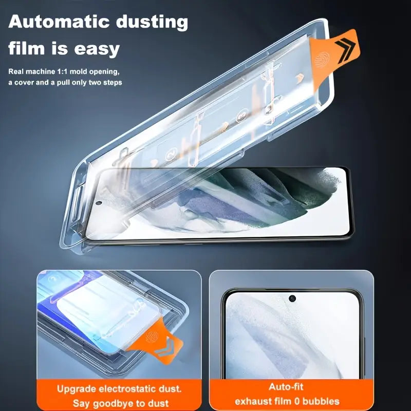 Folie de sticlă securizată pentru Samsung Auto-aliniere